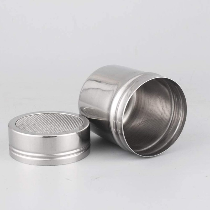 ZUIHUI Powder Sugar Shaker Duster with Lid, Fine Mesh Shaker