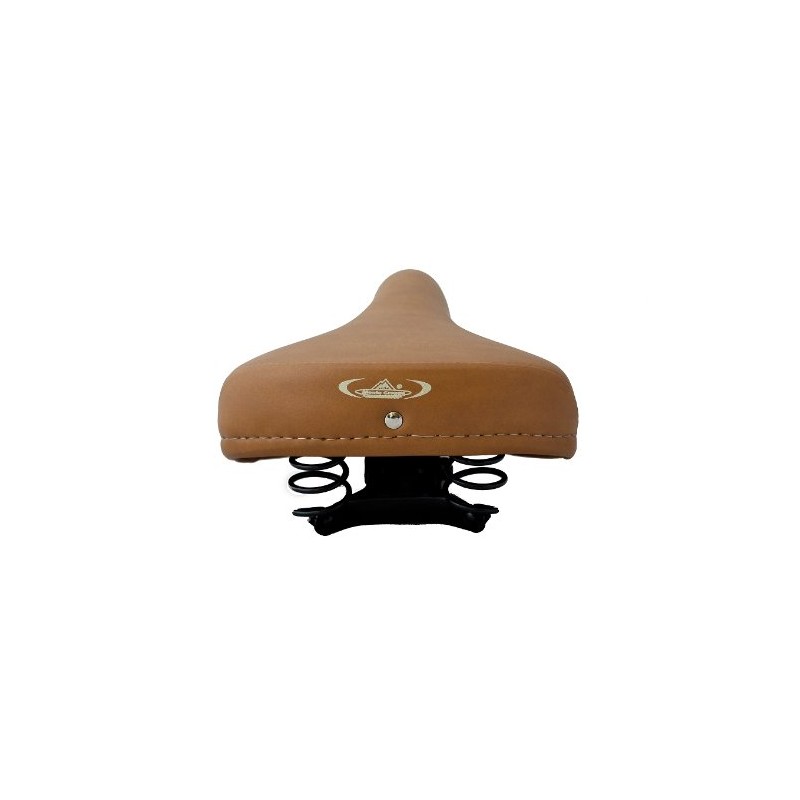 Selle Montegrappa Bicycle Saddle Leather City Saddle in Retro Look