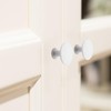 SWZHAI 16 Pcs White Cabinet Knobs, Round Dresser Knob Kitchen
