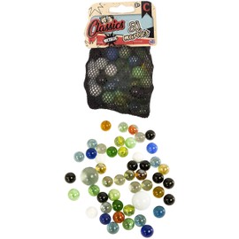 HTI Toys Classic Metallic Pack of 50 Marbles