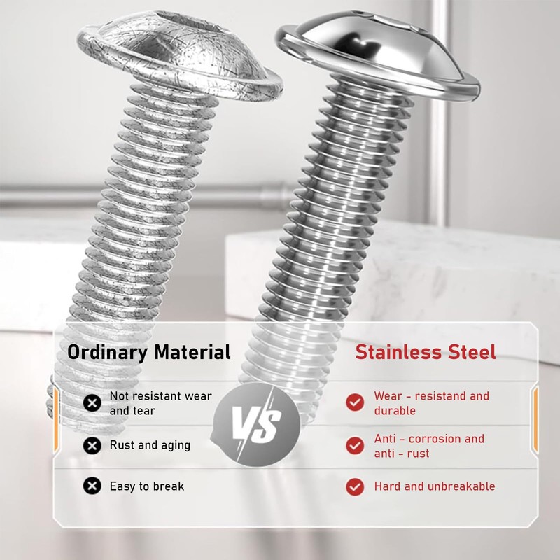 Valorada M5 Bolts, M5 x 20mm Flanged Button Head Socket