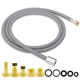 Pull Down Hose Kit, Kitchen Faucet Hose Replacement for American Standard, Pull down Faucet Sink Hose Faucets Sprayer Replacement Parts with Adapters Compatible with Most Kitchen Faucets-70 inch