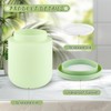 16.9oz/500g Plastic Containers Large Makeup Sample Storage Pot with Lid