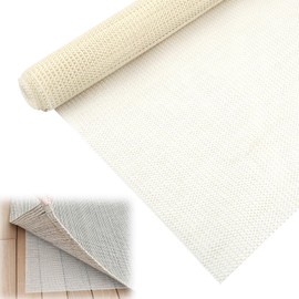 50 x 80 cm Non-Slip Mat for Carpet, Non-Slip Mat Carpet, Cuttable Carpet Underlay, Non-Slip, PVC Carpet Gripper, Non-Slip Mat, Carpet Stopper, for Tablecloths (White)