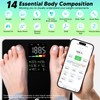 Arboleaf Smart Scale with BMI, Body Fat, Muscle Mass, Digital