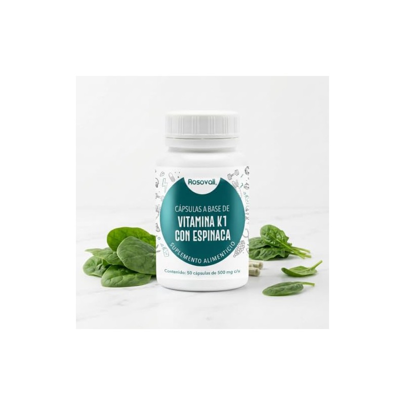 Vitamina K1, 50 Cápsulas Por Frasco