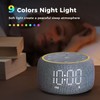 White Noise Machine Alarm Clock for Bedrooms - 5W Stereo