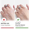 Silicone Ring Size Adjuster for Loose Rings, 104-Piece Invisible Ring