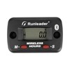 Runleader Digital Bluetooth Vibration Activated Hour Meter,Maintenance Reminders,Battery Replaceable for