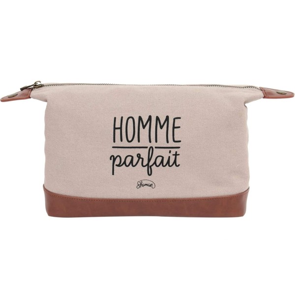 Le Fabuleux Shaman 40-1X-009 Beige and Brown Cotton and PVC