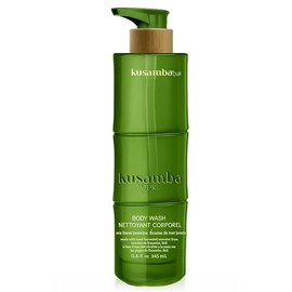 QUR Gel De Ducha Hidratante Seafoam Jasmine De 355 Ml, Limpiador Hidratante Con Extracto De Raíz De Zanahoria Y Agua De Mar De Bali Para El Cuidado Personal Diario, Sal, Kusamba By