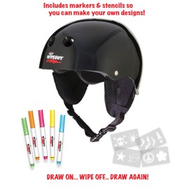 Triple Eight -Wipeout SNOW DELUXE Helmet Black (8+) (WP4352)