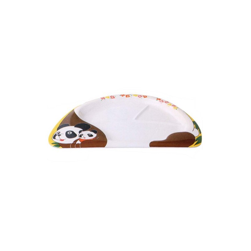 お子様ランチ皿 パンダ L-2