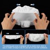 sourcing map 6pcs Car Polisher Bonnet Buffing Pad Cotton Fabric