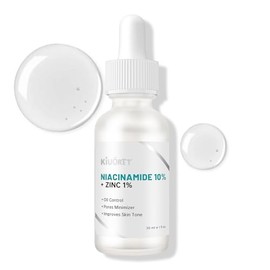 Sérum De Niacinamida Al 10% + Zinc Al 1% - Sérum Facial De Niacinamida - Controla El Exceso De Grasa, Minimiza Los Poros Y Tonifica La Piel - Hidratación Profunda, Suave Para Todo Tipo De Pi