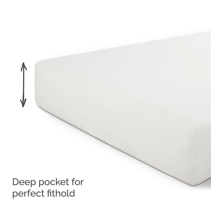 Walra Fitted Sheet 80 x 200 cm, 100% Cotton Fitted