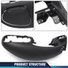 PIT66 Black Dash Pad Bezel Compatible with Ford F150 1997-2003/