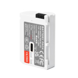 VILTROX EN-EL15C Camera Battery, 7.2V 2400mAh EL15C USB-C Rechargeable Battery Compatible with Nikon Z7II Z 7 Z6II Z6 Z5 D850 D810 D780 D750 D7500 D7200, with Terminal Cover