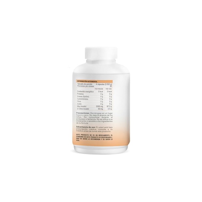 Bio Myo Chiro Inositol Ratio 120 Cápsulas 000 Por Porción