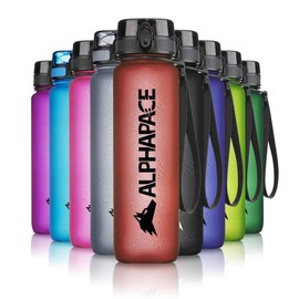 Alphapace leakproof Water Bottle, 1 Litre, BPA-Free Water Bottle for Sports, Cycling & Outdoor Activities, with Fruit Infuser.