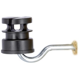 Agrarzone Pasture Fence Insulator, Slot Insulator, Black, 5.3 mm Support (Pack of 25)