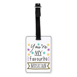 You'Re My Favorit Musicians Stars Optical Luggage Tag