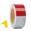 RVcarbao DOT-C2 de 2 x 50 pies Trailer Reflective Tape,