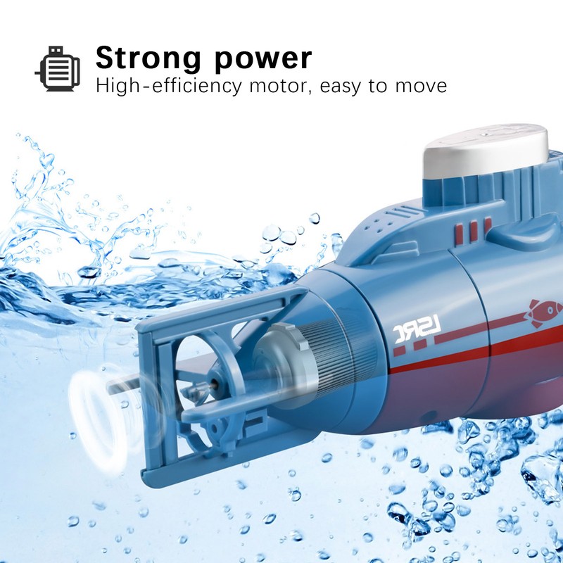 Simulated Submarine Mini Remote‑Controlled Submarine Toy Model Fish Tank Decoration