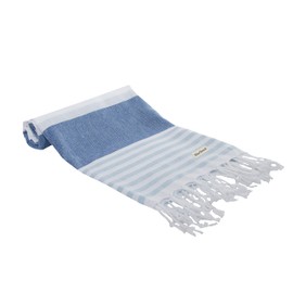 Blue Beach Türkisches Handtuch, 100 x 180 cm, großes türkisches Hammam-Pestemal-Handtuch, super saugfähig, schnell trocknend, leicht, kompakte Handtücher für Schwimmen, Bad, Yoga, Fitnessstudio, Sauna