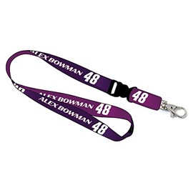 R and R Imports Alex Bowman #48 NASCAR Cup Series Lanyard New for 2021, White, Large