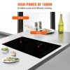 Induction Cooktop 1800W 12'' Electric Touch Screen Ceramic Surface 4