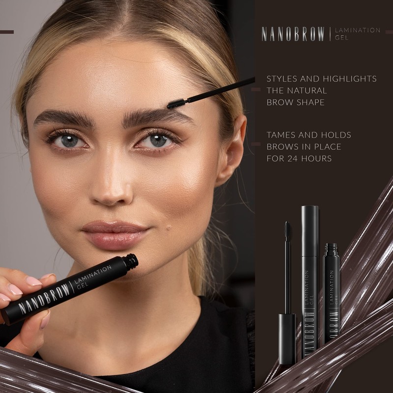 Nanobrow Professional Makeup Eyebrow Gel Brown Colouring Eyebrow Gel Eyebrow