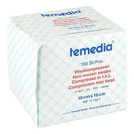 Non-Woven Dressings 10 x 10 cm Non-Sterile 4-Ply
