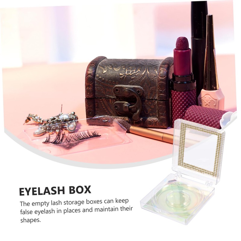 MERRYHAPY Unique Design Eyelash Case 6pcs Lash Storage Box for