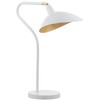 Safavieh Lighting Collection Giselle Adjustable Designer Table Lamp 30" White/Gold