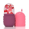 1PCS Ice Face Roller, Silicona, para masaje facial con hielo,