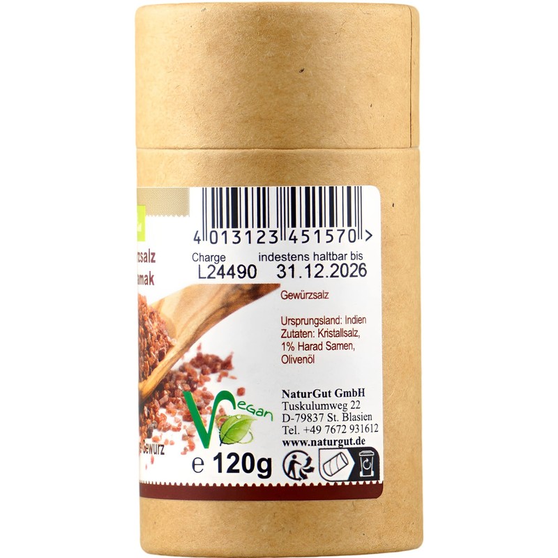 Black salt, Kala Namak, ground in Spreader 0.3lbs