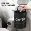 Collapsible Car Trash Can, 6.3 x 7.9 in Portable Hanging