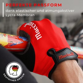 MACCIAVELLI Cycling Gloves Men Women - Half Finger MTB Cycling Gloves - Summer Cycling Gloves for Mountain Bike, Road Bike & Downhill