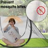 YOUYIKE Mosquito Net Travel Foldable Pop-Up - Mosquito Net Bed