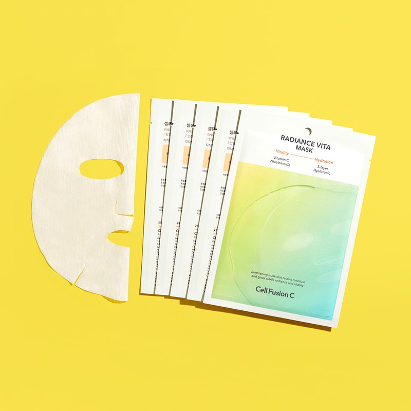 Cellfusion C Radiance Vita Mask 5pcs / 셀퓨전씨 래디언스 비타
