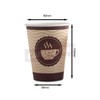 Caterserve Paper Cups for hot and Cold Drinks (12oz -