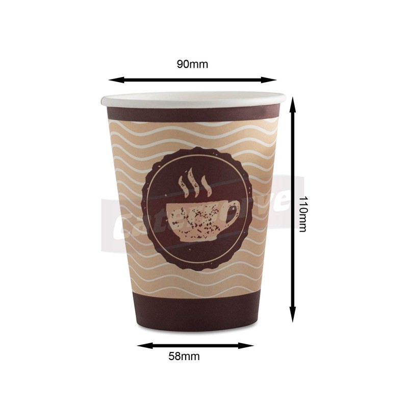 Caterserve Paper Cups for hot and Cold Drinks (12oz -