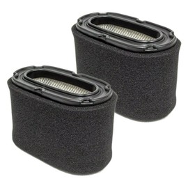 LEFITPA Replacement 2 Packs 11793 702814 17211-ZF5-V01 17218-ZF5-V00 Air Filter Set for Honda GXV340 GXV390 HRC7113 HRC7013 H2113 H2013 H1011 GXV340A2 DA2 (4 7/8" x 2 9/16" x 3 7/16")