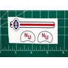 1969 100th Yr Nebraska Cornhuskers Mini Football Gumball Helmets *DIECUT