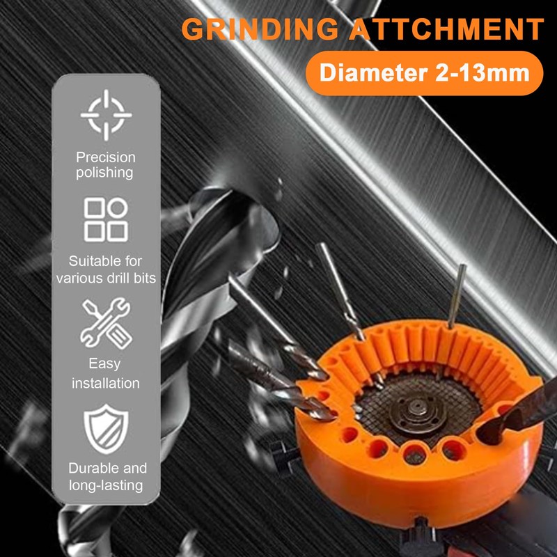 Drill Sharpener Tool, Drill Grinding Angle Grinder, Drill Bit Sharpener