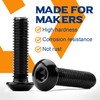 1/4-20 x 1/2 Button Head Socket Cap Screws, Stainless Steel