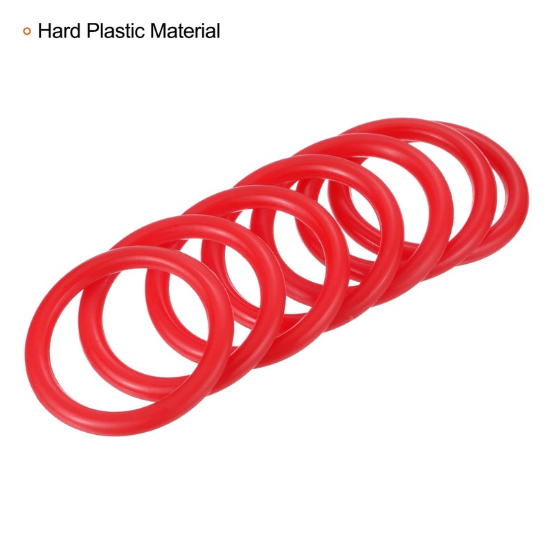 PATIKIL Carnival Ring Throwing 4 cm ID 12 Pack Plastic