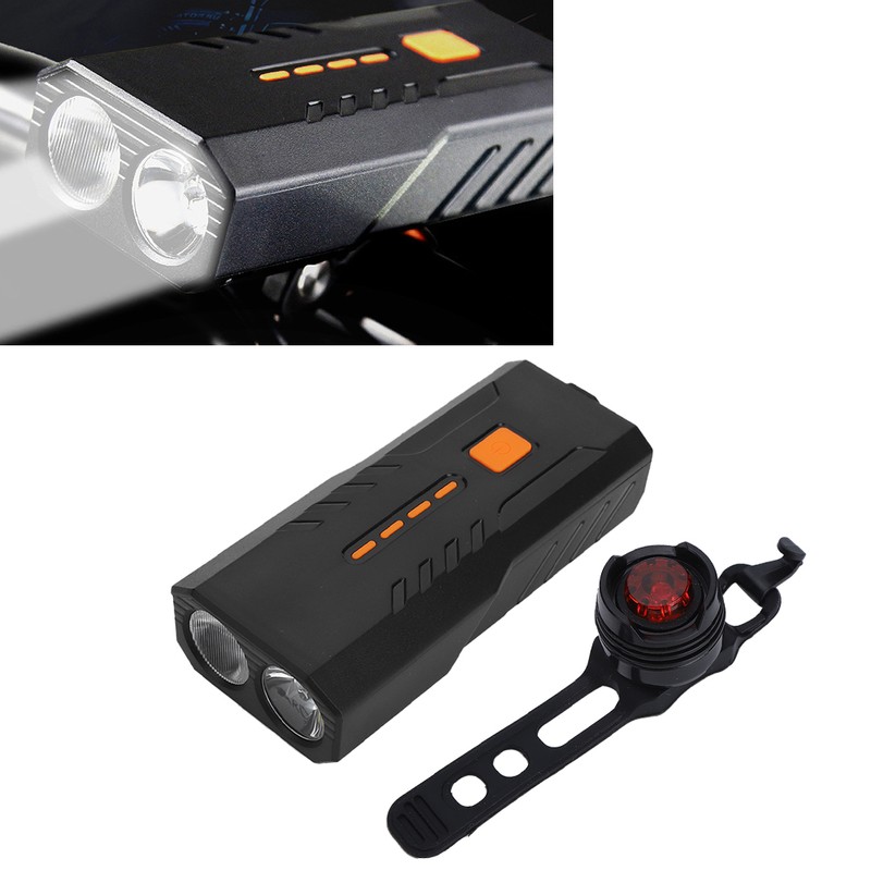 Portable USB Rechargeable Bike Front Light Bicycle Taillight Cycling Light