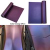 AuMoHall Chameleon Dark Purple to Charming Blue Carbon Fiber Car
